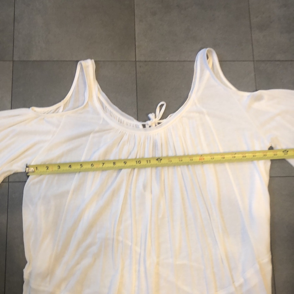 Free People Loose Fitting, Flowing Cold Shoulder Top - Picture 5 of 11